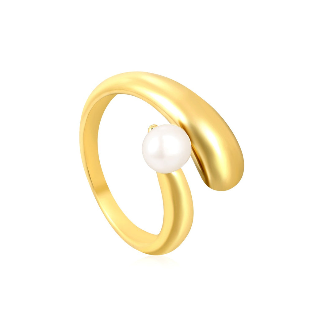 Timeless Pearl Gold Ring - MacroPanora