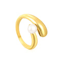 Timeless Pearl Gold Ring - MacroPanora