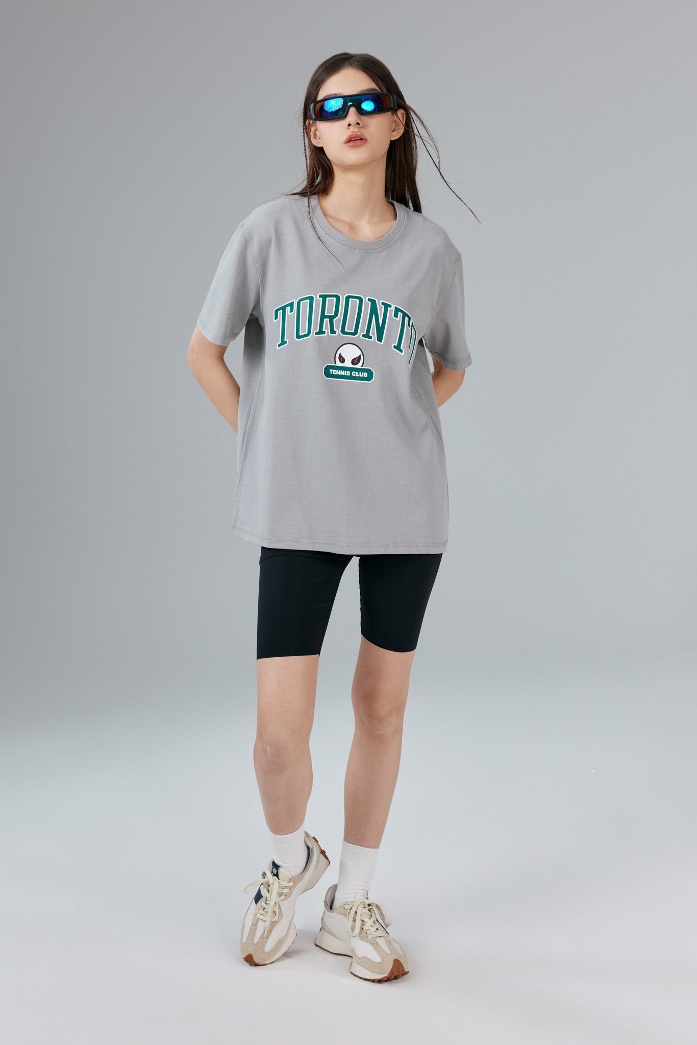 Toronto Stonewashed Grey Tee - MacroPanora