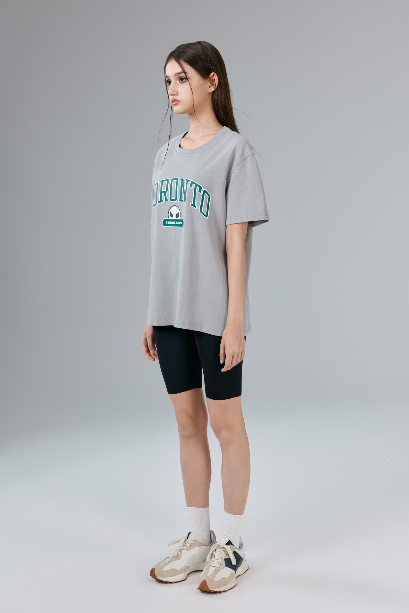 Toronto Stonewashed Grey Tee - MacroPanora