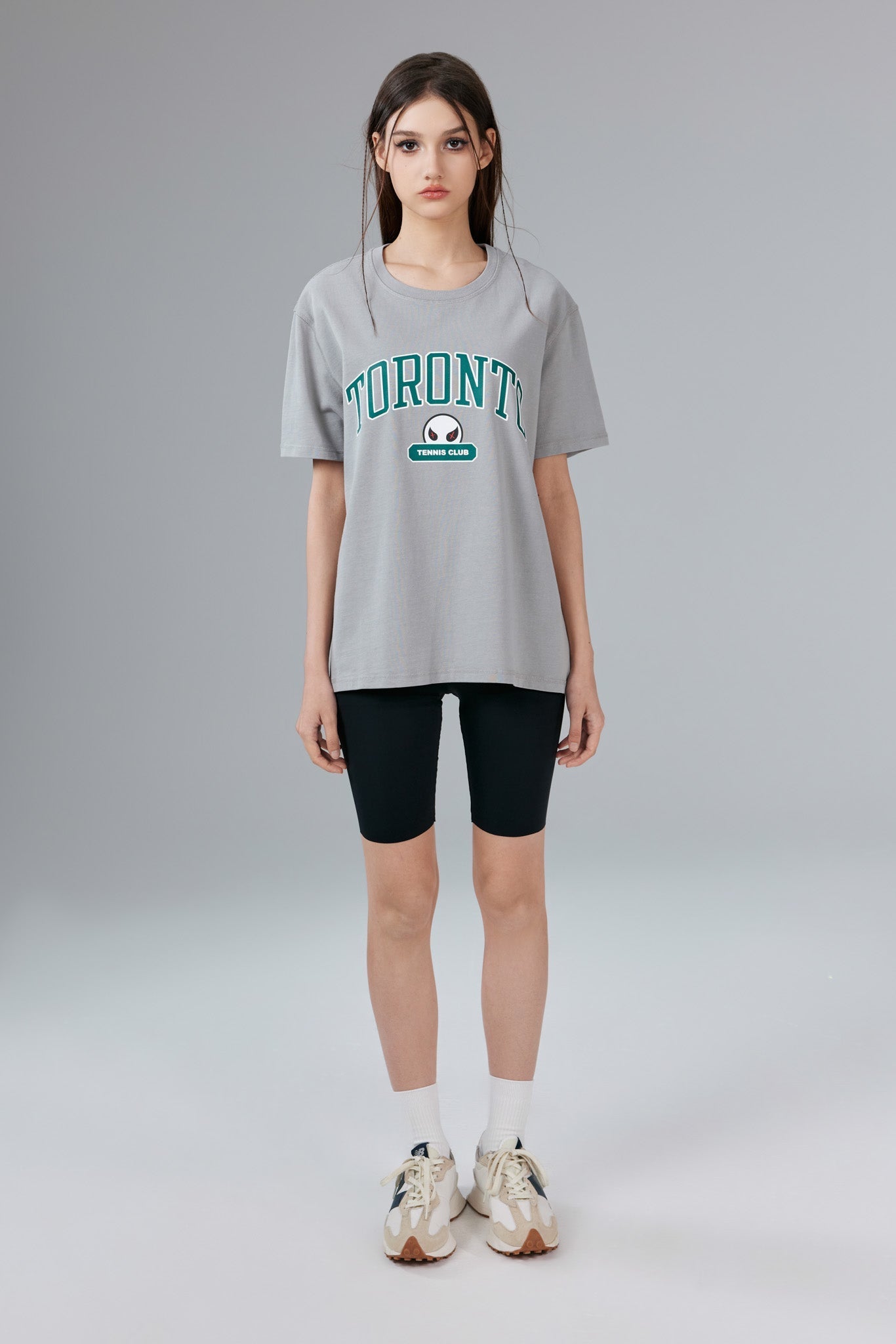 Toronto Stonewashed Grey Tee - MacroPanora