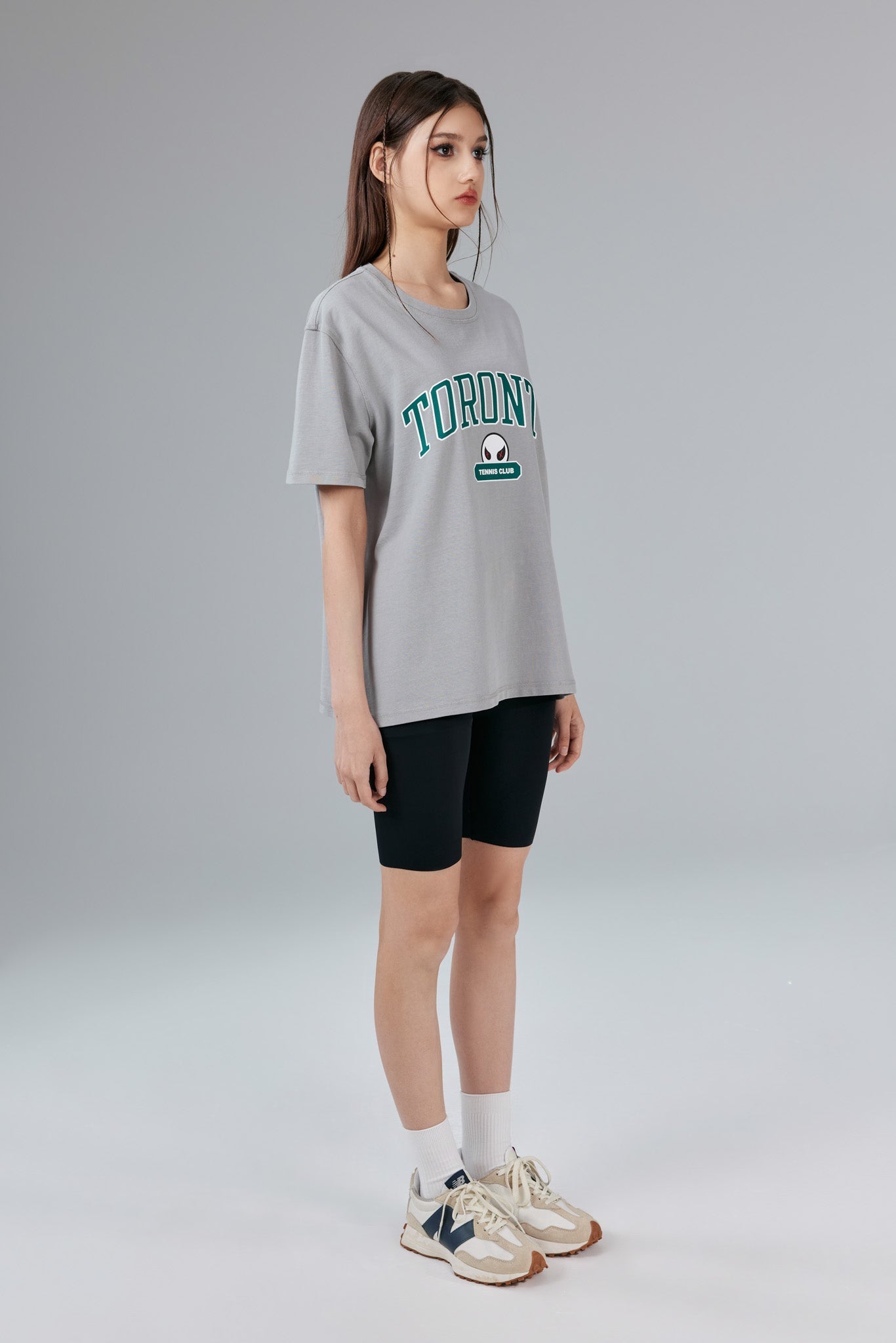 Toronto Stonewashed Grey Tee - MacroPanora