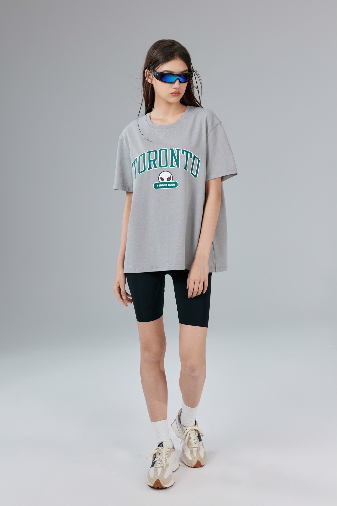 Toronto Stonewashed Grey Tee - MacroPanora