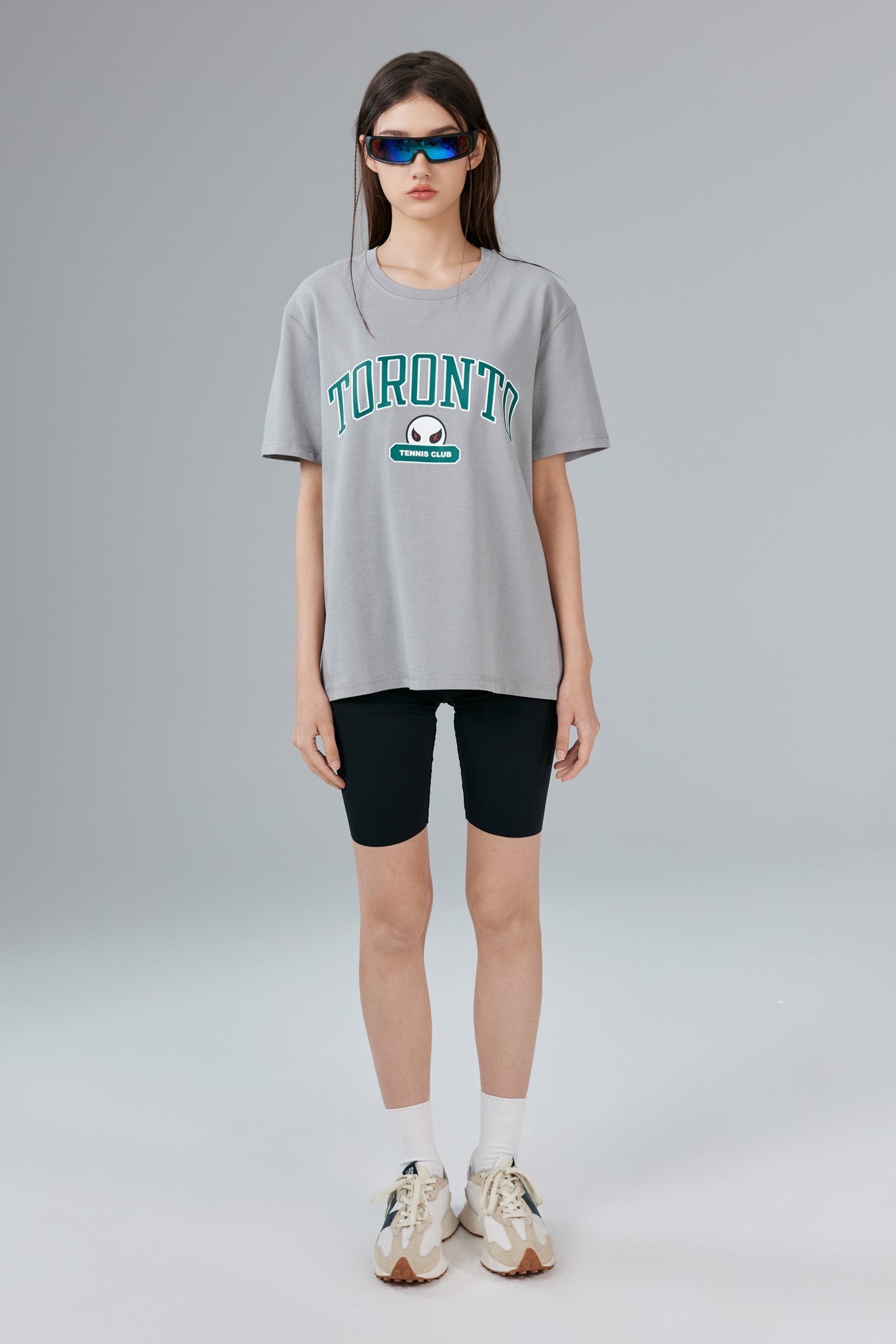 Toronto Stonewashed Grey Tee - MacroPanora