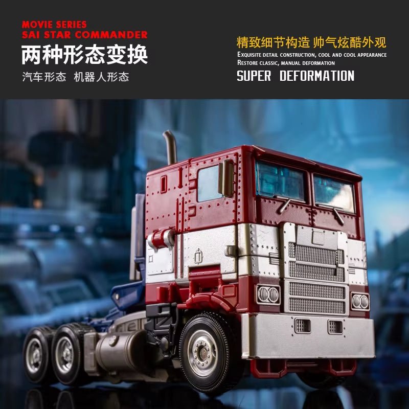 Transformation Toys Robot Car Alloy Commander Optims Prima Action Figure Movie Series Children Birthday Gift - MacroPanora