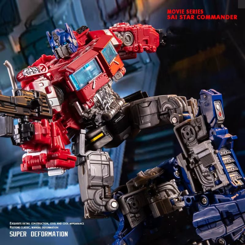 Transformation Toys Robot Car Alloy Commander Optims Prima Action Figure Movie Series Children Birthday Gift - MacroPanora