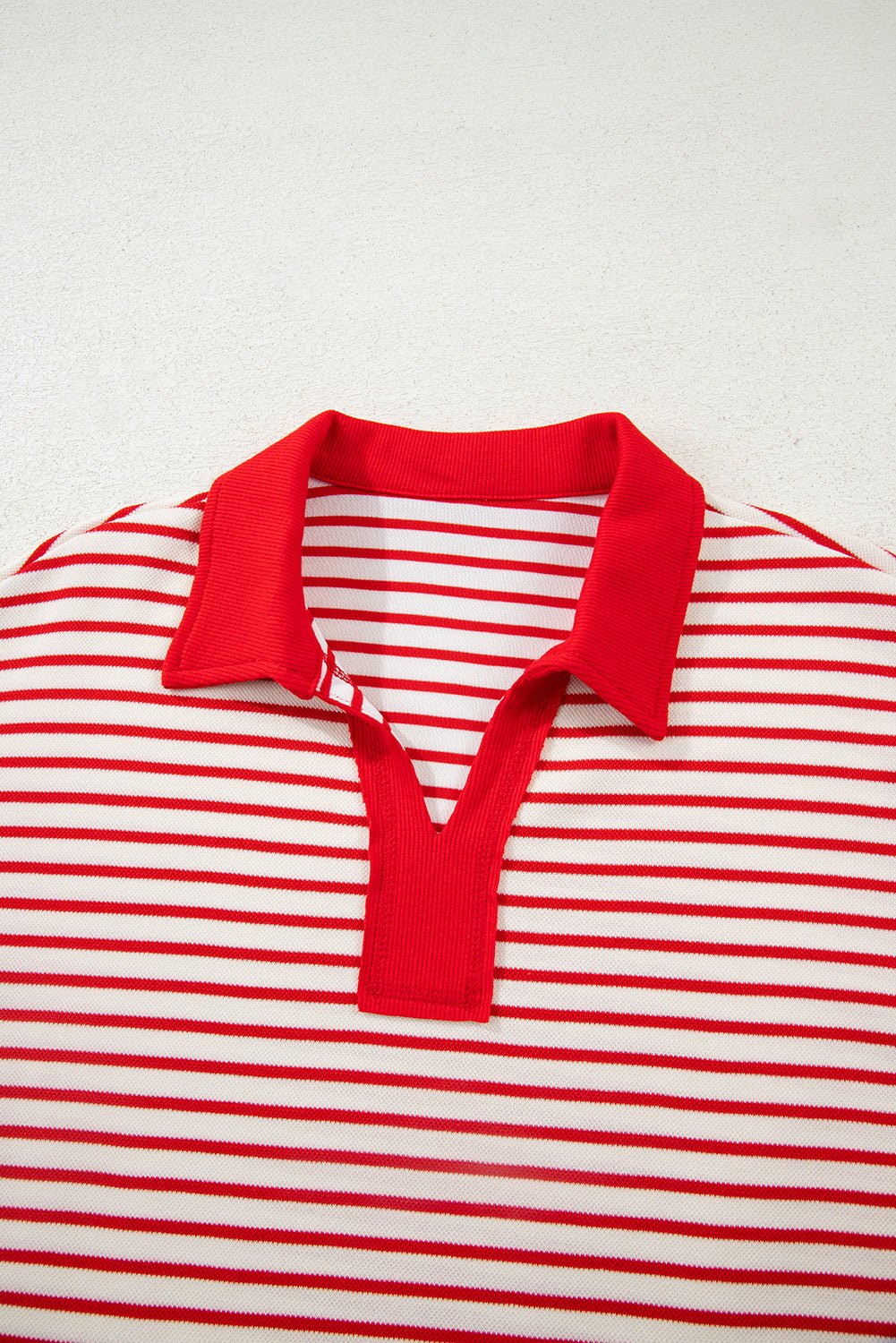 Trendy Blue and White Stripe Two - Piece Set for Women Stylish Casual Outfit Perfect for Summer Days and Events - MacroPanora