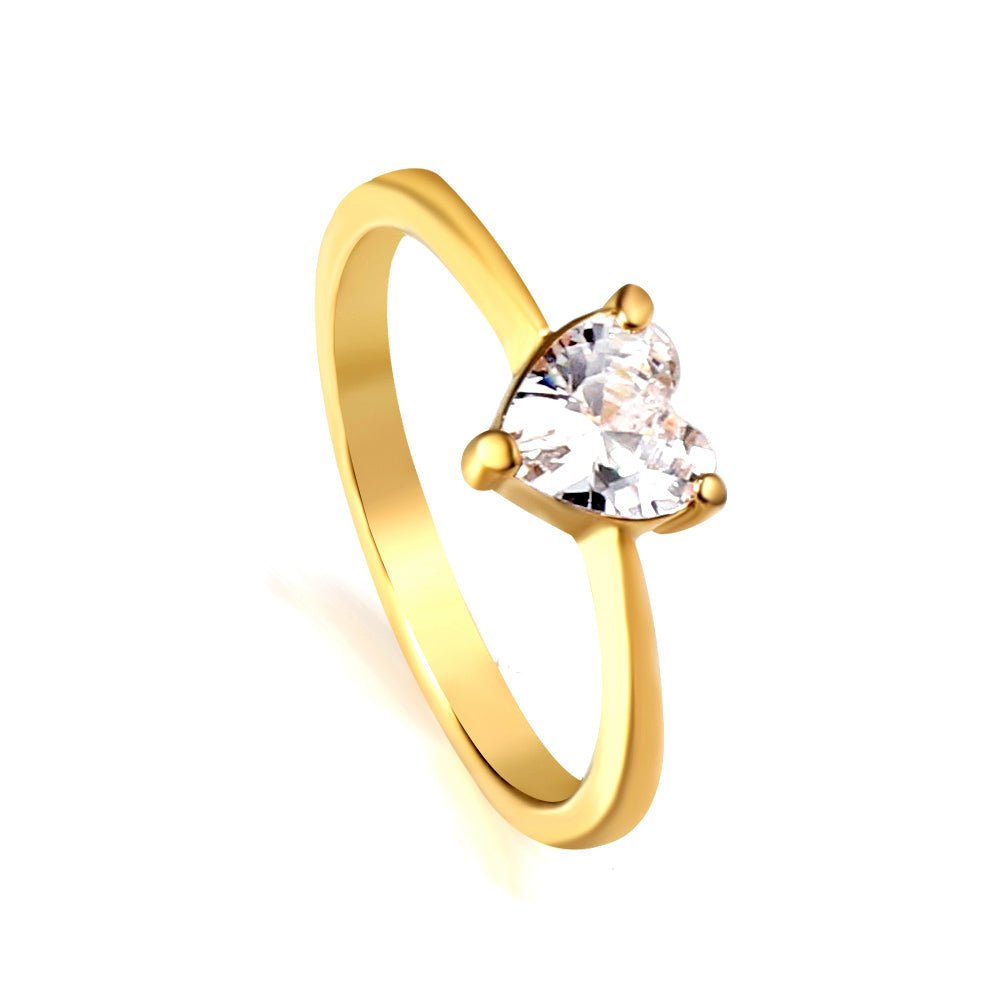 Trinity Heart Diamond Ring - MacroPanora