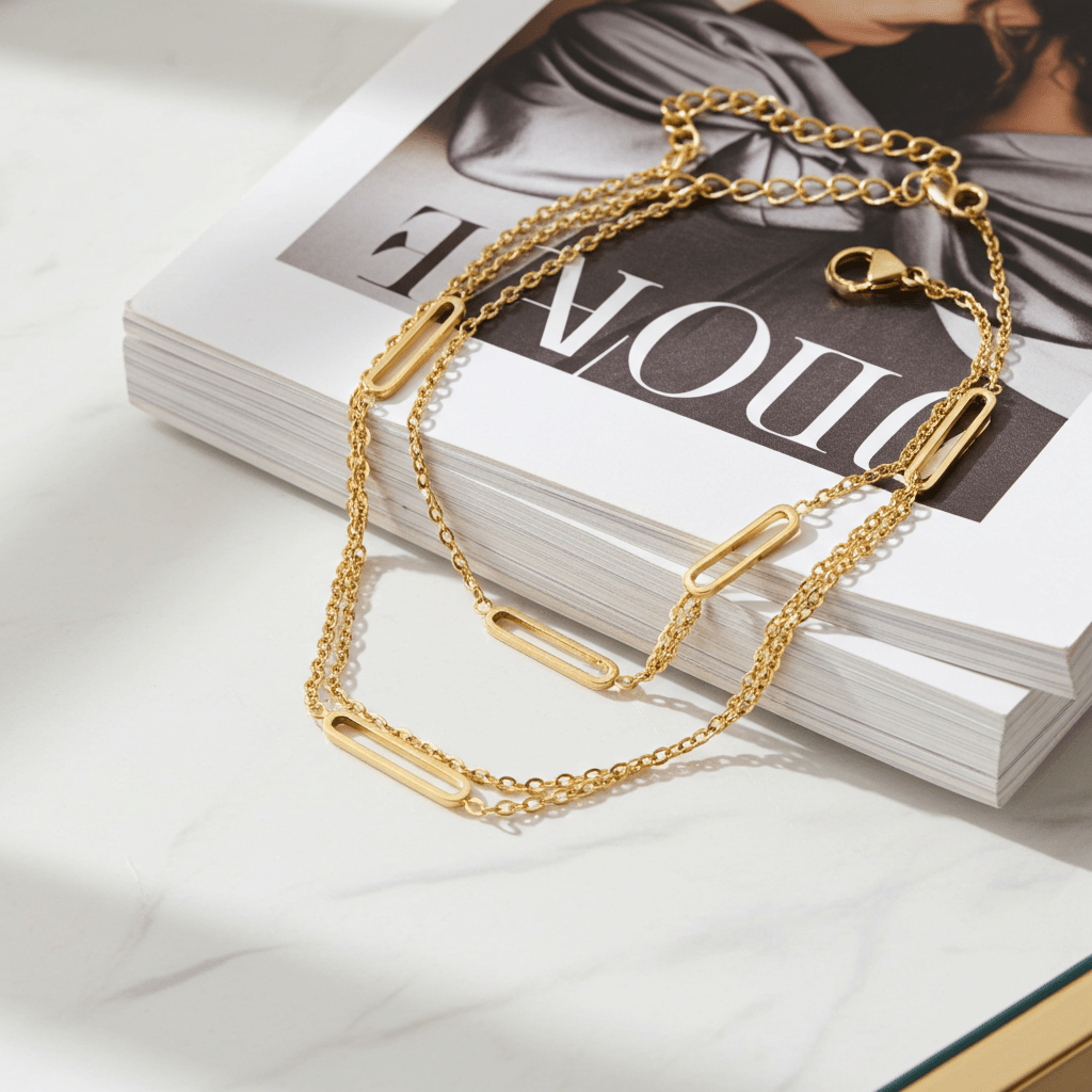Triple Chain Circle Bangle - MacroPanora