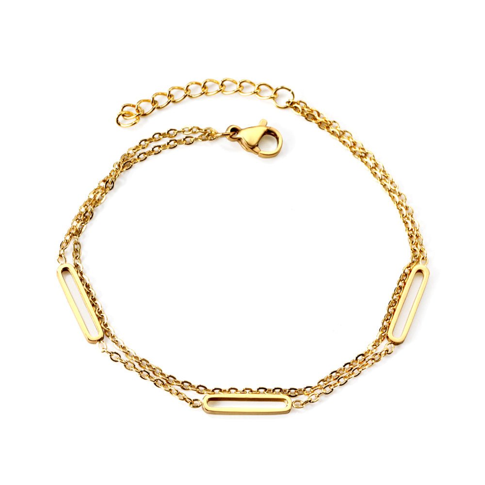 Triple Chain Circle Bangle - MacroPanora