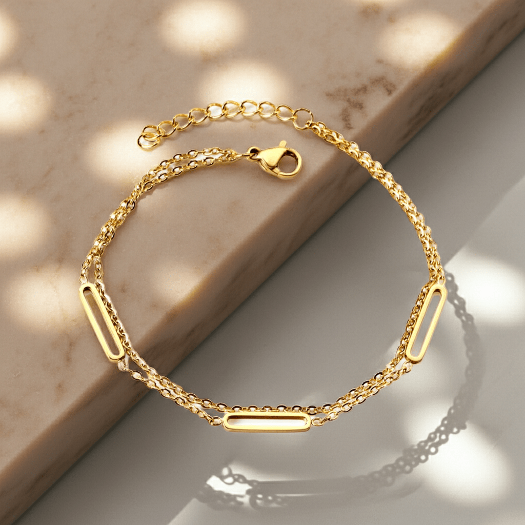 Triple Chain Circle Bangle - MacroPanora