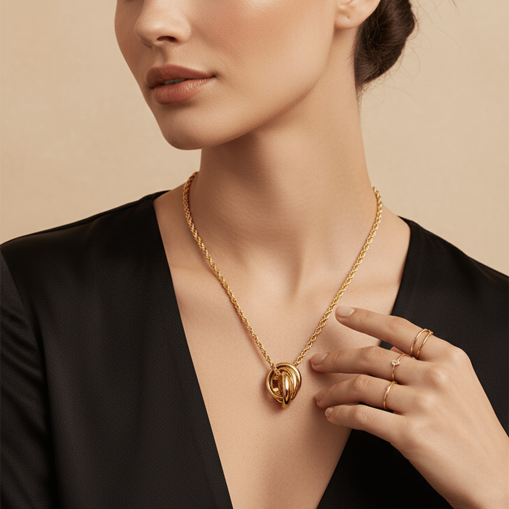 Twist & Shine Pendant Necklace - MacroPanora
