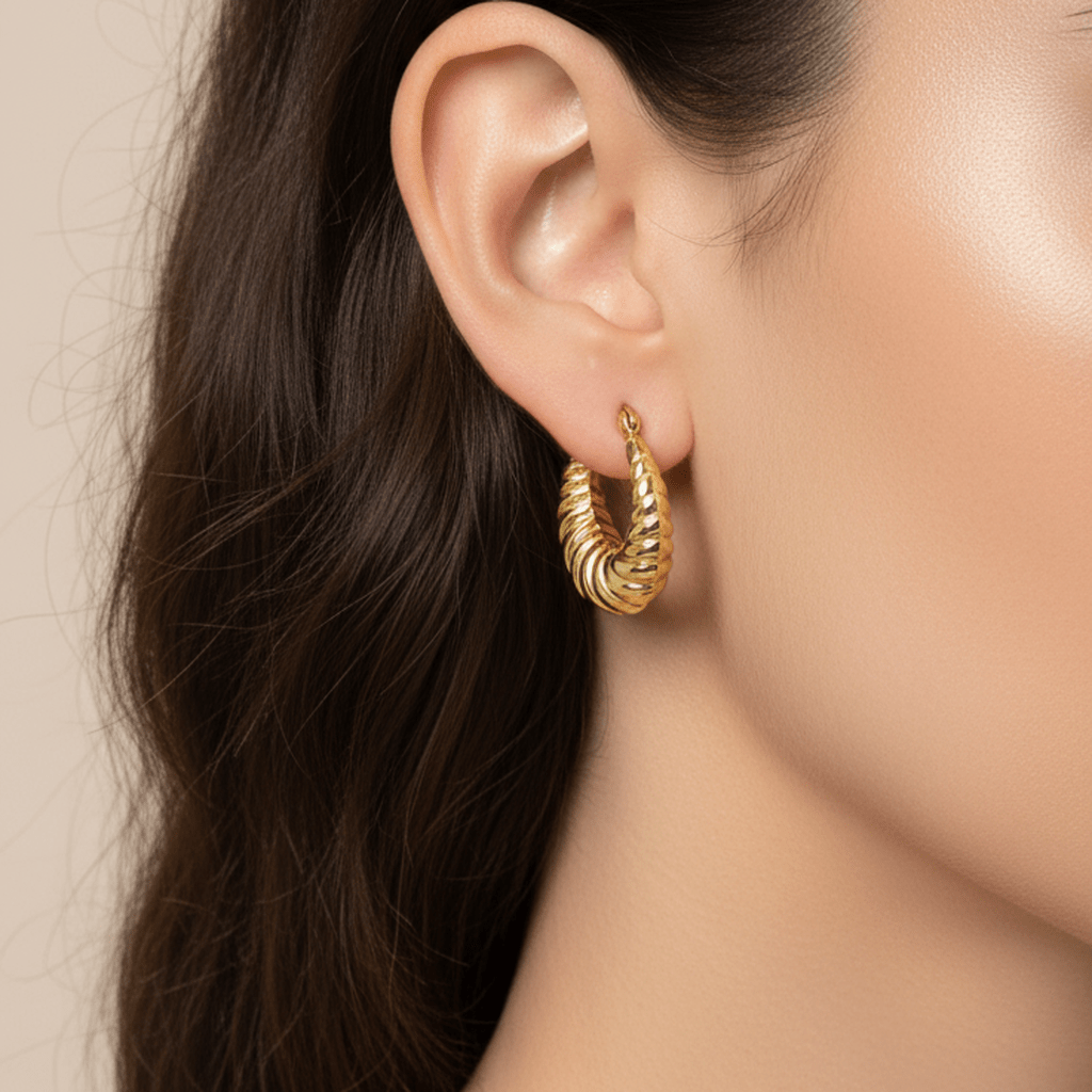 Twisted Elegance Hoops - MacroPanora
