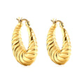 Twisted Elegance Hoops - MacroPanora