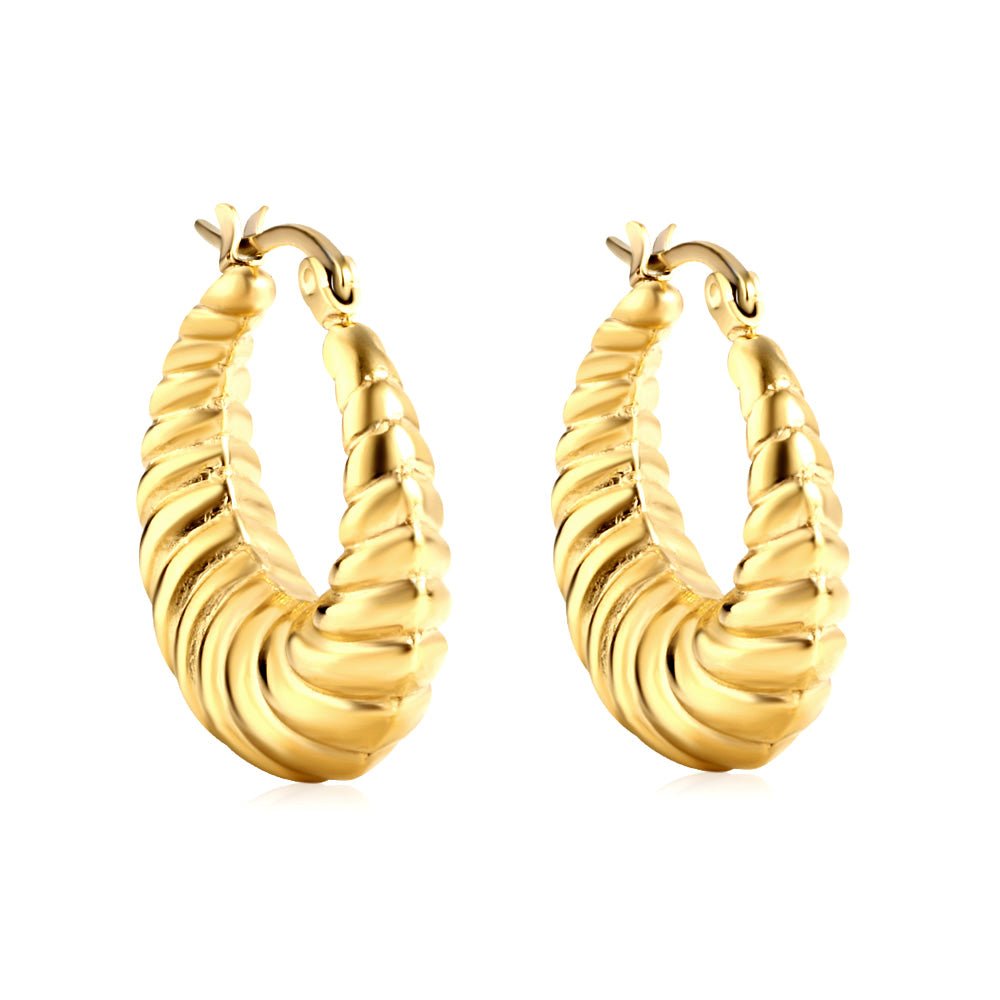 Twisted Elegance Hoops - MacroPanora