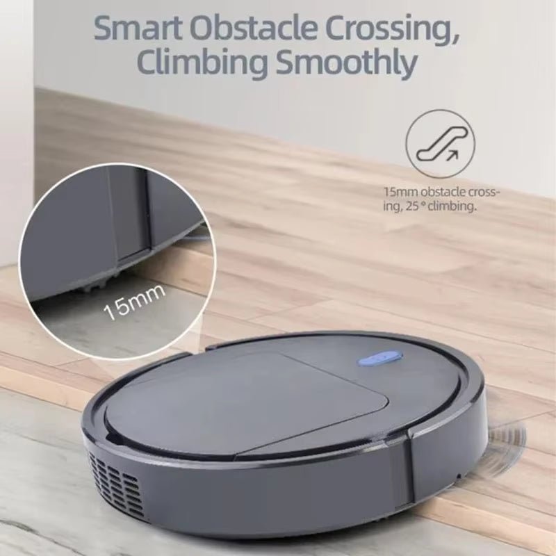 Ultra - Thin Vacuum Cleaner Automatic 3 - In - 1 Smart Wireless Sweeping Wet and Dry Cleaning Machine Household Mopping Robot - MacroPanora