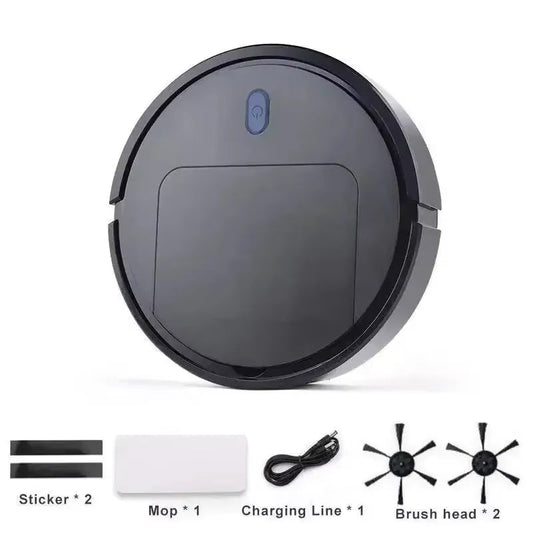 Ultra - Thin Vacuum Cleaner Automatic 3 - In - 1 Smart Wireless Sweeping Wet and Dry Cleaning Machine Household Mopping Robot - MacroPanora