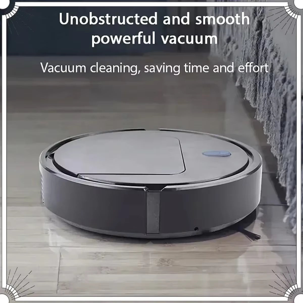 Ultra - Thin Vacuum Cleaner Automatic 3 - In - 1 Smart Wireless Sweeping Wet and Dry Cleaning Machine Household Mopping Robot - MacroPanora