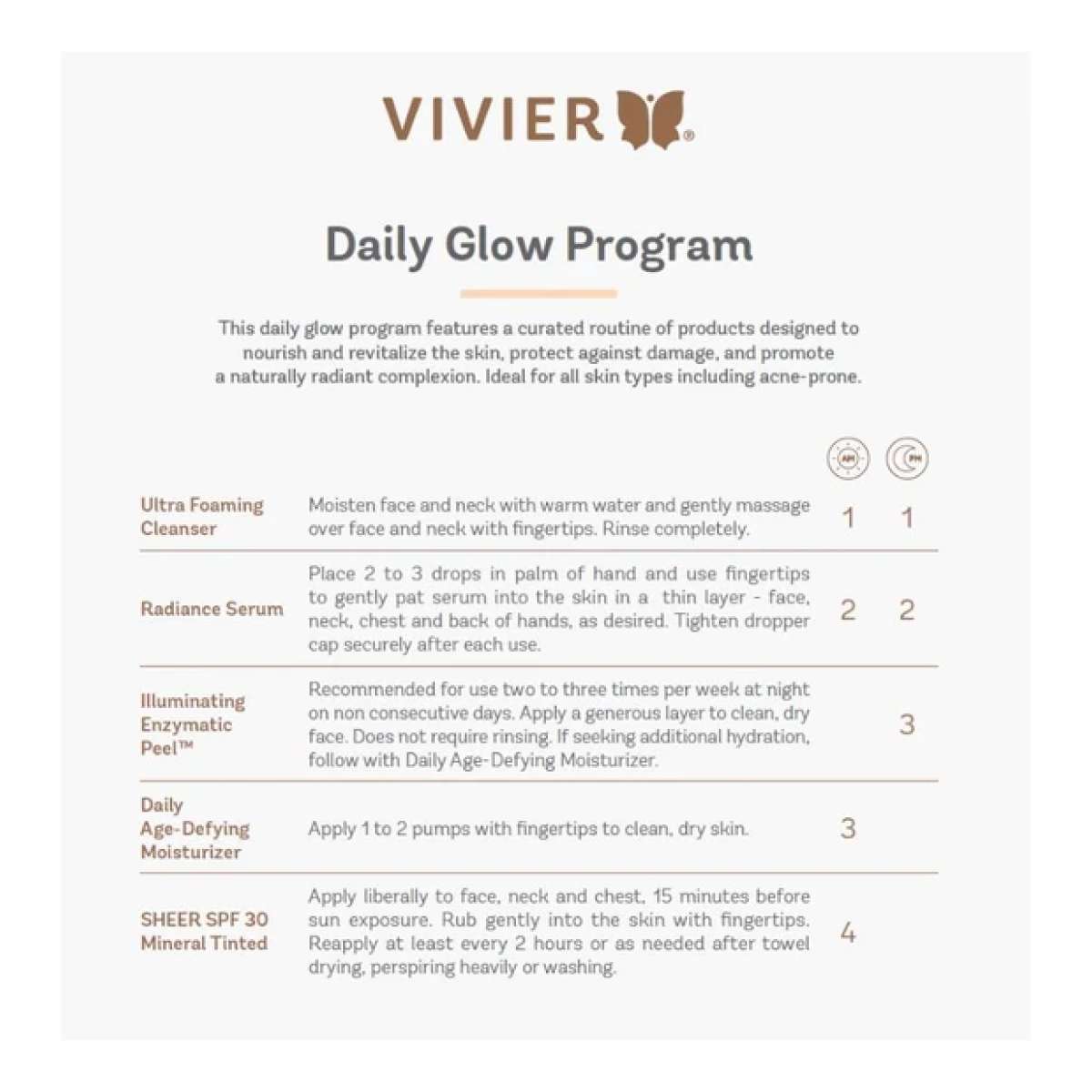 Vivier Daily Glow Program - MacroPanora