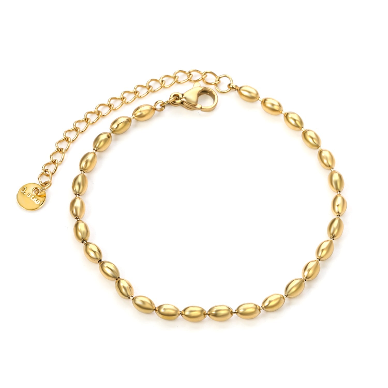 Wheat Bead Charm Bracelet - MacroPanora