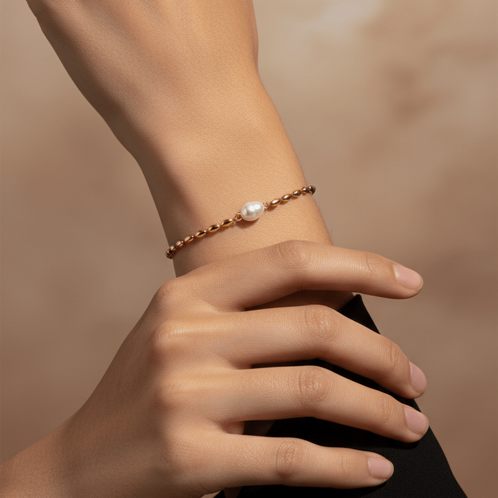 Wheat Pearl Harmony Bracelet - MacroPanora