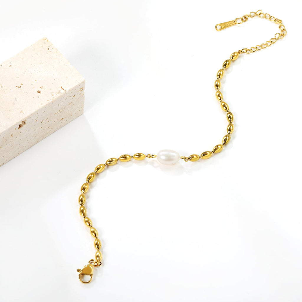 Wheat Pearl Harmony Bracelet - MacroPanora