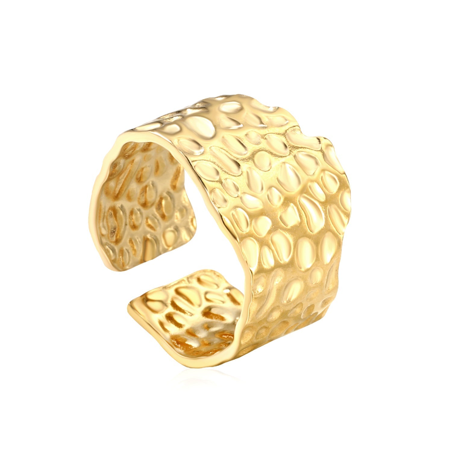 Wrinkle Pattern Luxe Ring - MacroPanora