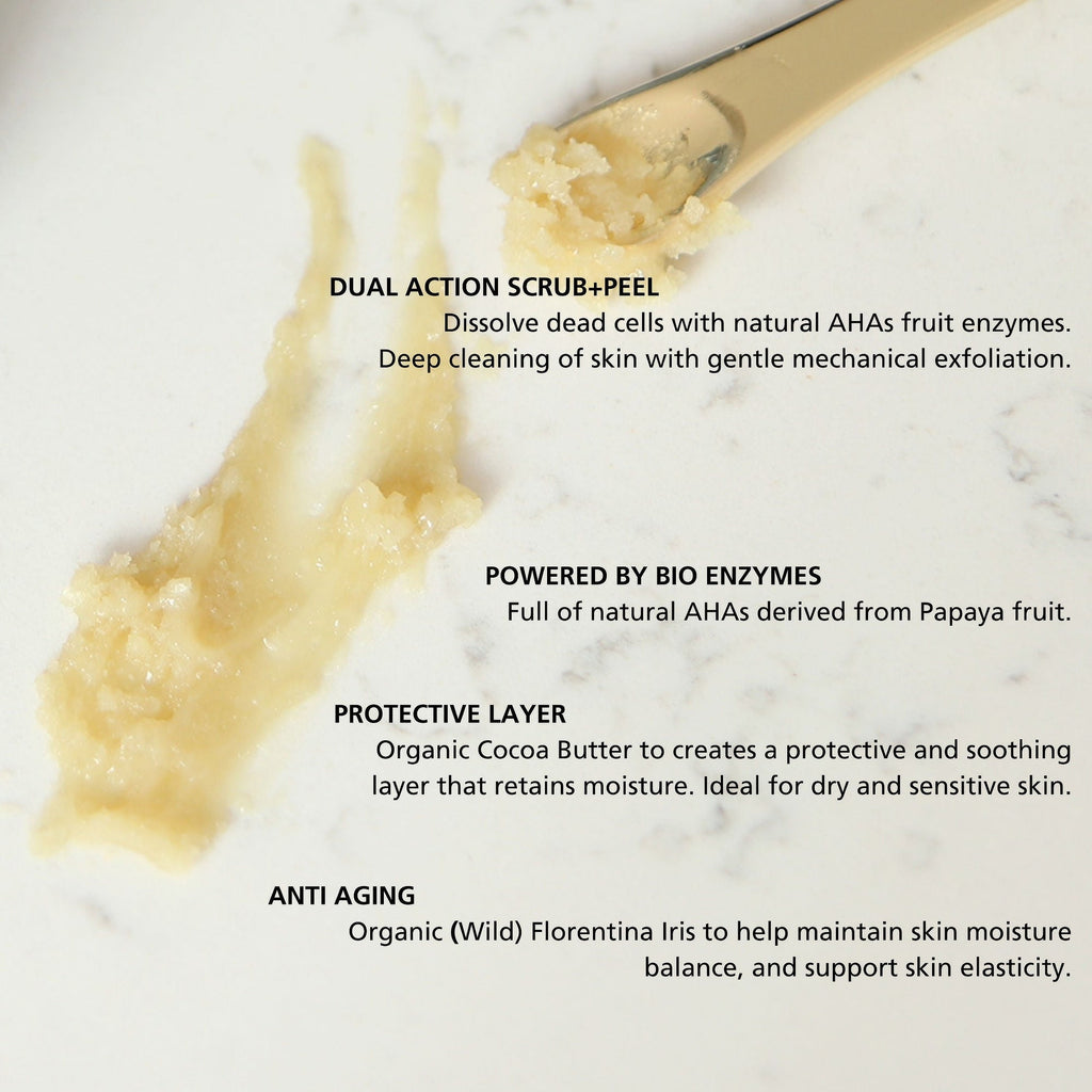 X² Scrub + Peeling + Exfoliating Face Mask - MacroPanora