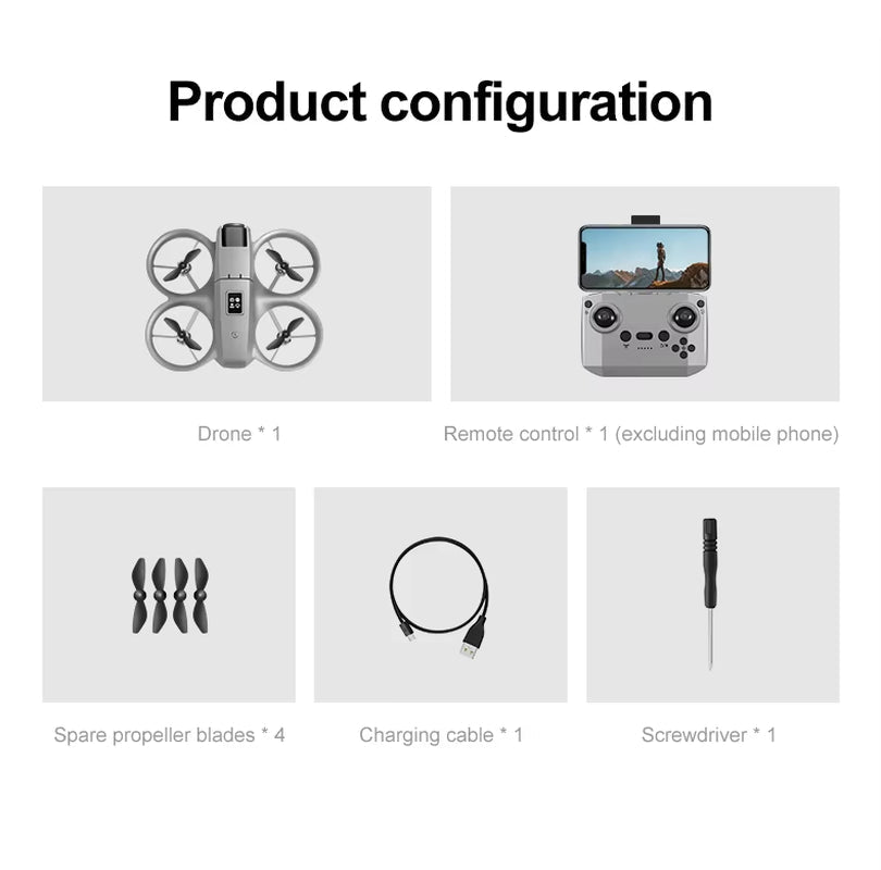 Xiaomi A11 Mini Drone 4K Professional 8K Dual Camera 5G WIFI FPV Obstacle Avoidance UAV Brushless RC Quadcopter Kids Toys - MacroPanora