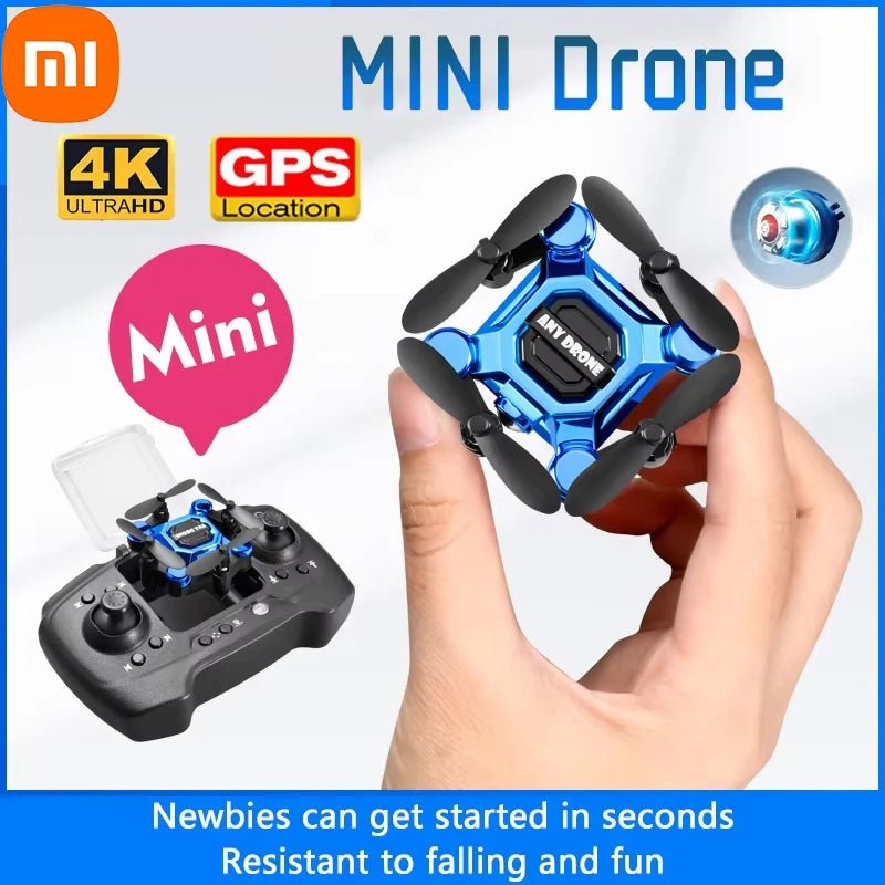 Xiaomi Small Drone 4K High - Definition 360 Degree Rotating Camera Foldable Palm Pocket Remote Control Mini Drone Toys Kids Gift - MacroPanora