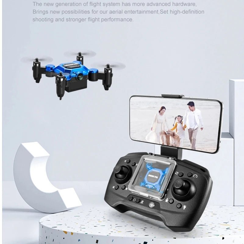 Xiaomi Small Drone 4K High - Definition 360 Degree Rotating Camera Foldable Palm Pocket Remote Control Mini Drone Toys Kids Gift - MacroPanora