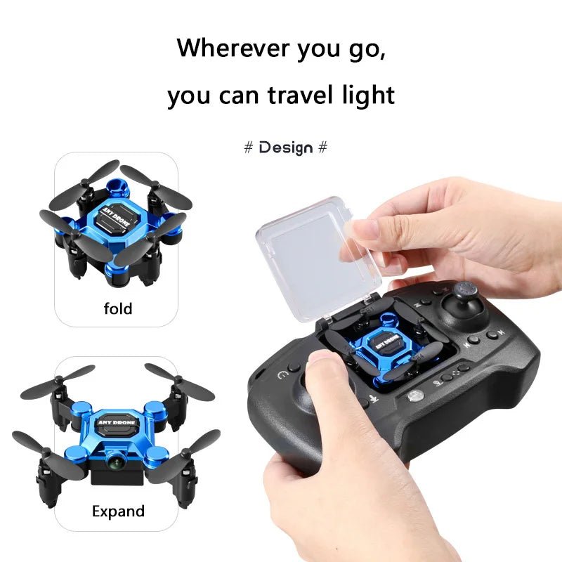 Xiaomi Small Drone 4K High - Definition 360 Degree Rotating Camera Foldable Palm Pocket Remote Control Mini Drone Toys Kids Gift - MacroPanora